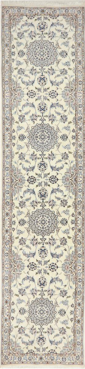 Tapis persan Naïn 9La 420x95 420x95, Tapis persan Noué à la main