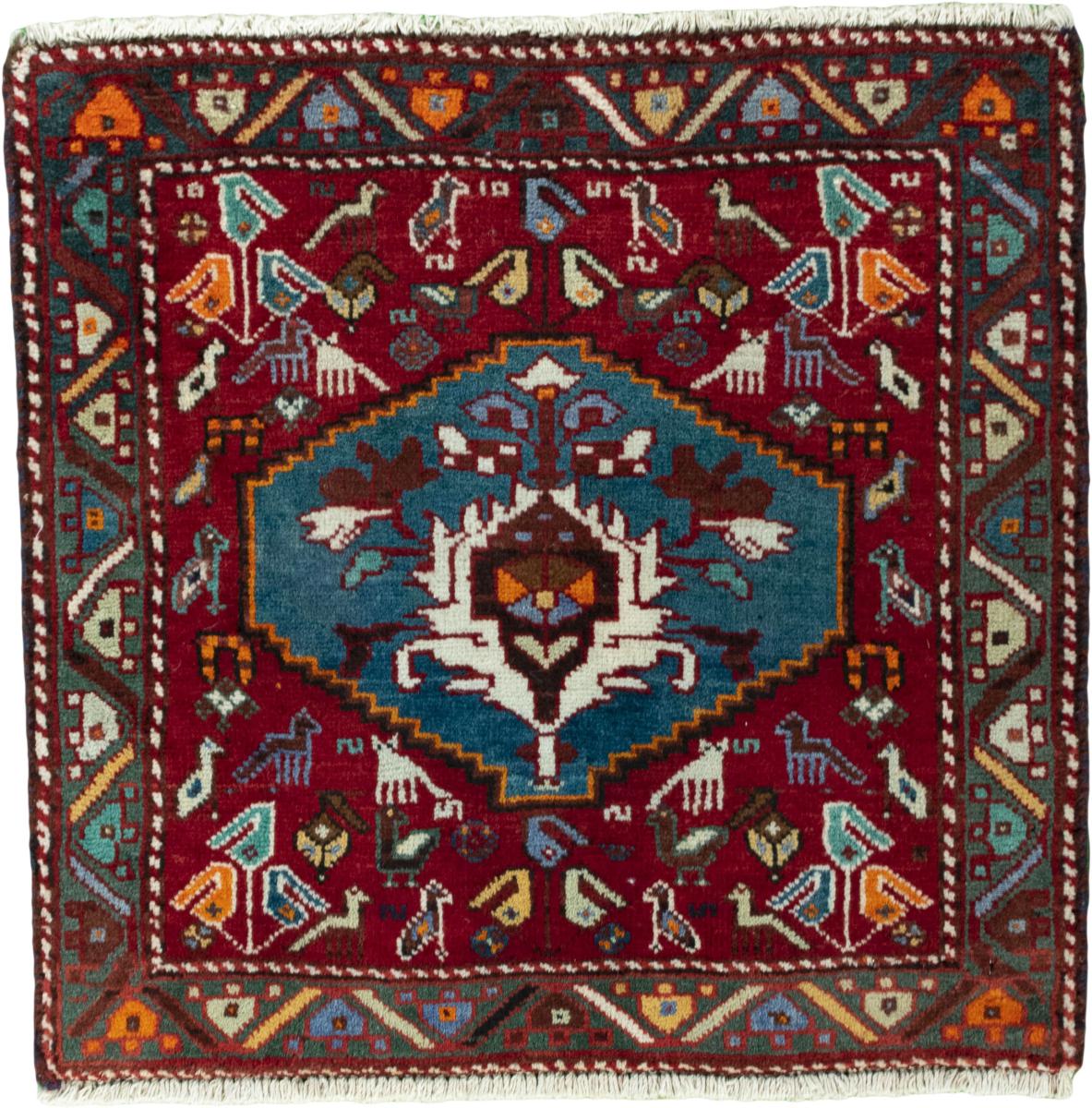 Perzisch tapijt Shiraz 63x67 63x67, Perzisch tapijt Handgeknoopte