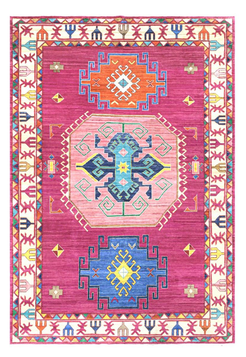 Pakistanilainen matto Kazak Edition 300x206 300x206, Persialainen matto Solmittu käsin