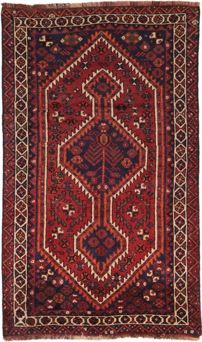 Persisk tæppe Shiraz 188x113 188x113, Persisk tæppe Knyttet i hånden