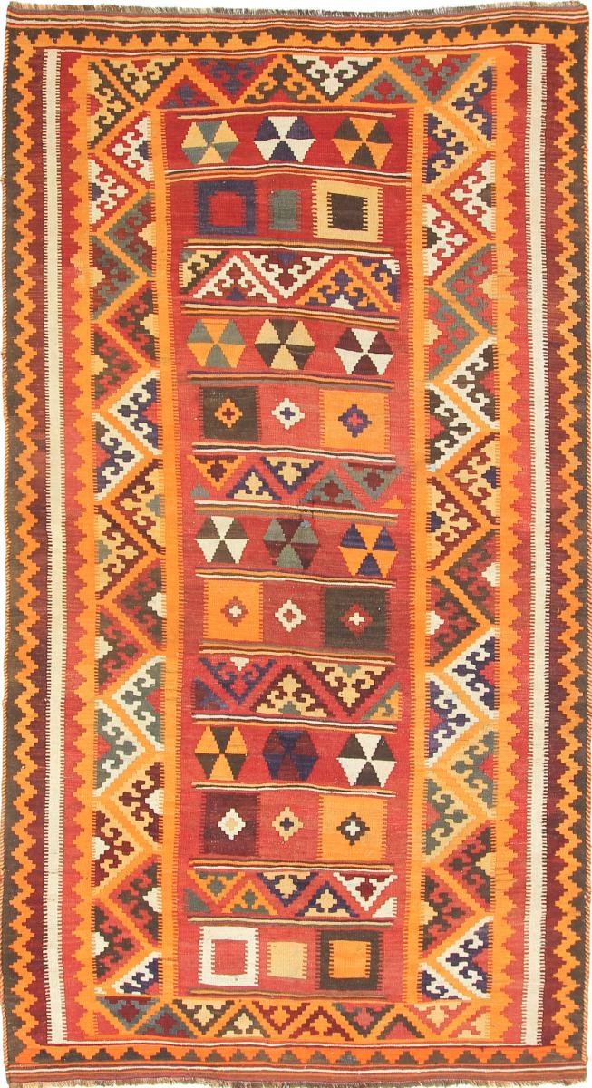 Tapete persa Kilim Fars Azerbaijan Antigo 296x159 296x159, Tapete persa Tecido à mão