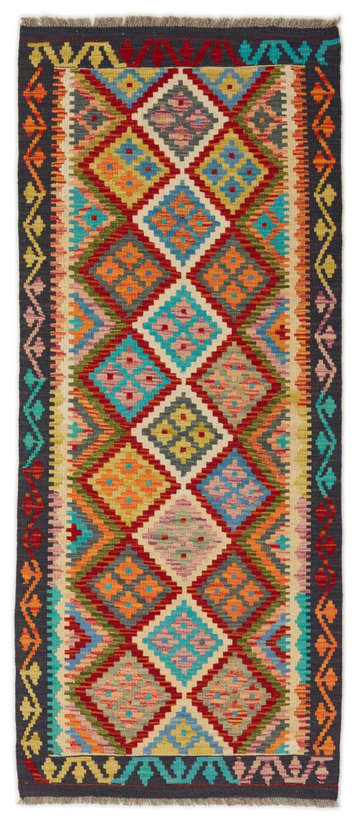 Tappeto afghano Kilim Afghan 192x78 192x78, Tappeto persiano Tessuto a mano