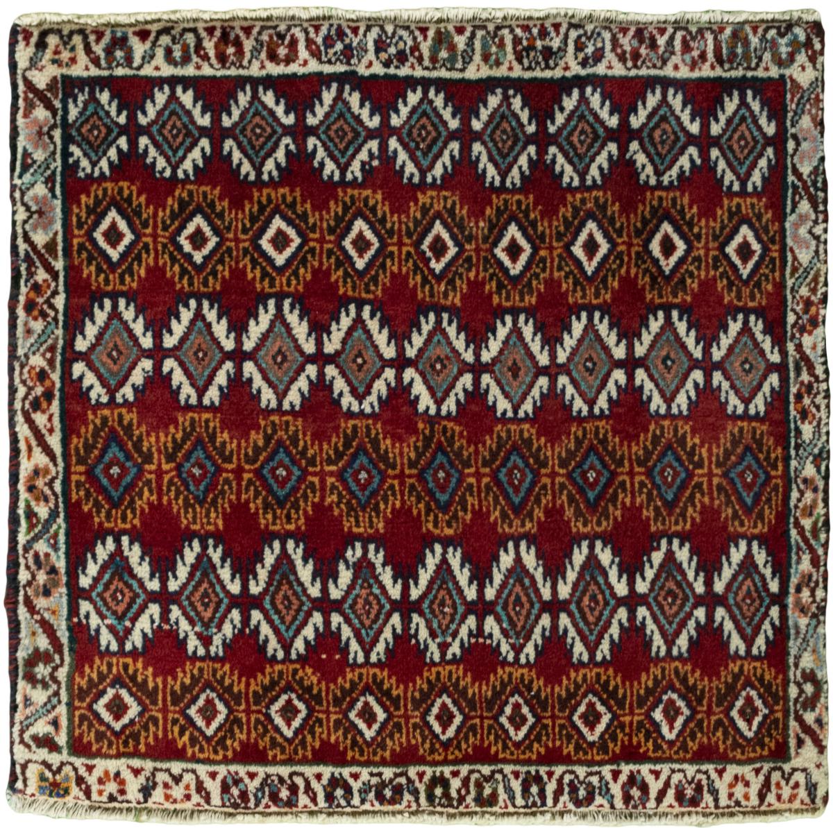 Tapis persan Shiraz 59x60 59x60, Tapis persan Noué à la main