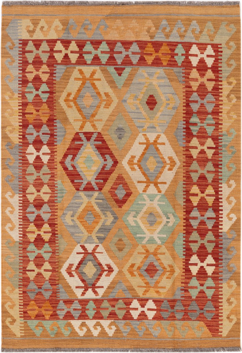 Afgański dywan Kilim Afghan 148x106 148x106, Dywan perski Ręcznie tkany