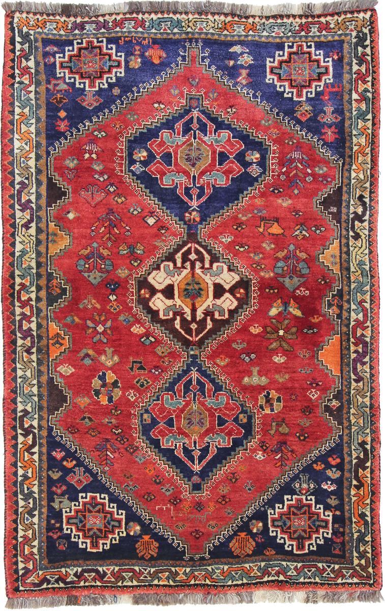 Tapete persa Ghashghai 173x111 173x111, Tapete persa Atado à mão