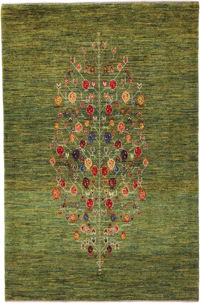 Perzsa szőnyeg Perzsa Gabbeh Loribaft Nowbaft 5'2"x3'4" 5'2"x3'4", Perzsa szőnyeg Kézzel csomózva