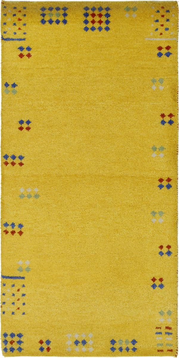 Alfombra india Gabbeh 145x73 145x73, Alfombra persa Anudado a mano