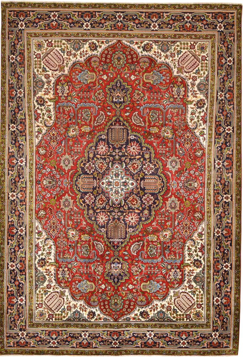 Tapete persa Tabriz 348x243 348x243, Tapete persa Atado à mão