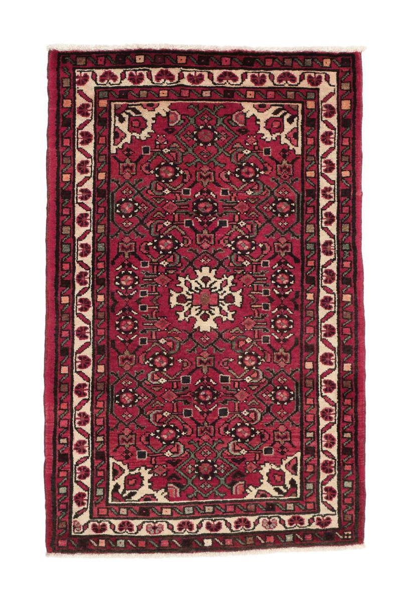 Tapis persan Hamadan 128x83 128x83, Tapis persan Noué à la main