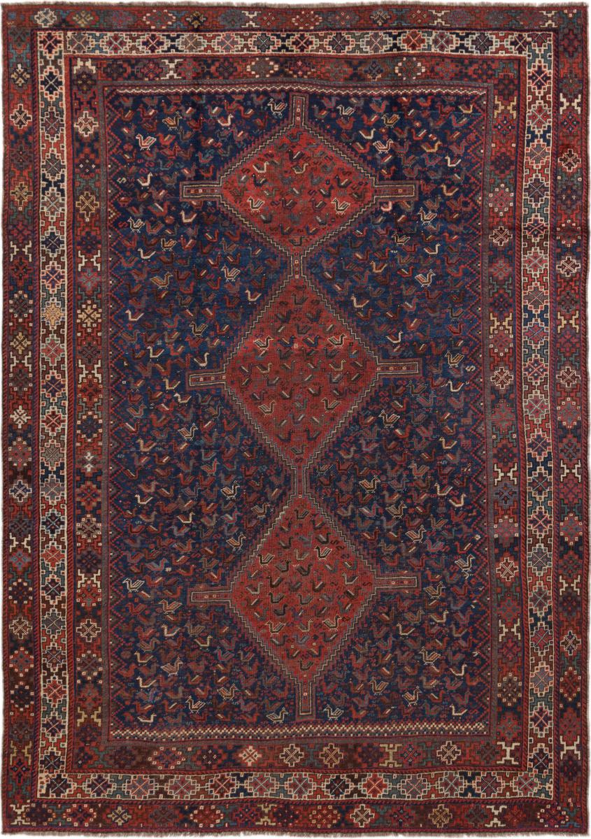 Alfombra persa Ghashghai Vieja 325x235 325x235, Alfombra persa Anudado a mano