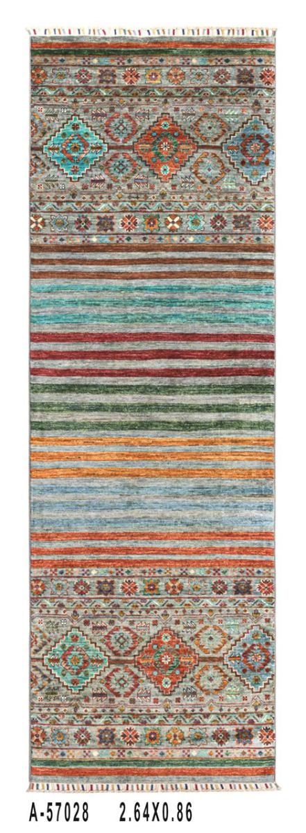 Alfombra pakistaní Arijana Shaal 261x86 261x86, Alfombra persa Anudado a mano