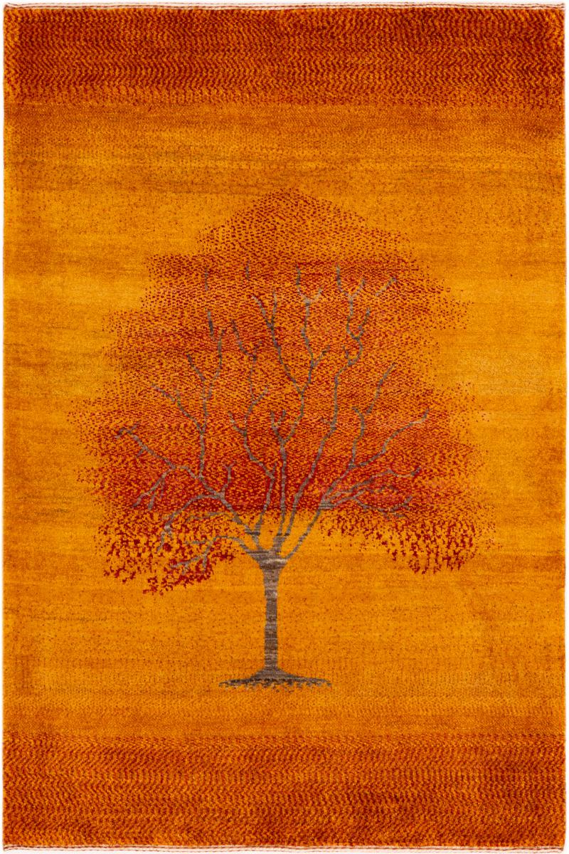 Tapis persan Persan Gabbeh Loribaft Atash 151x103 151x103, Tapis persan Noué à la main