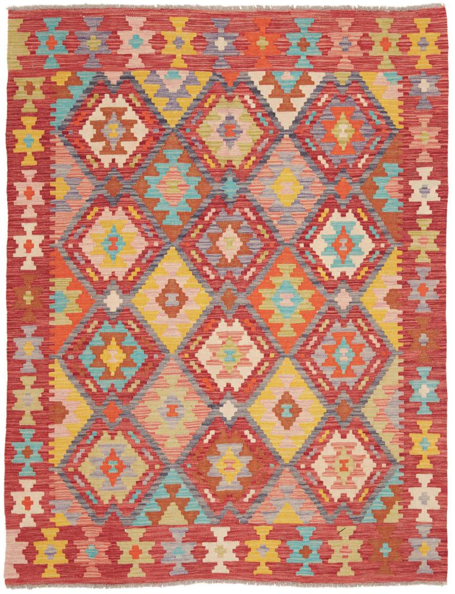 Afghanischer Teppich Kelim Afghan 199x156 199x156, Perserteppich Handgewebt