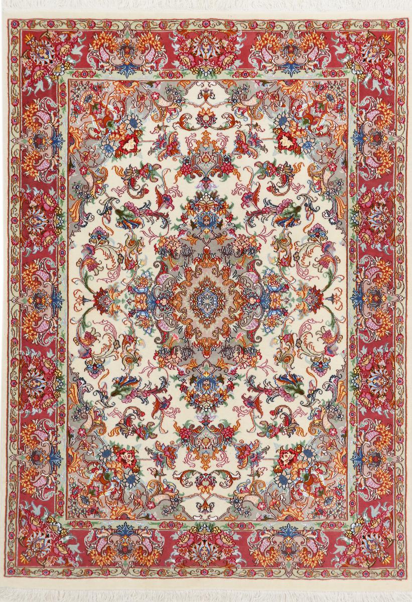 Tapete persa Tabriz 50Raj 207x145 207x145, Tapete persa Atado à mão