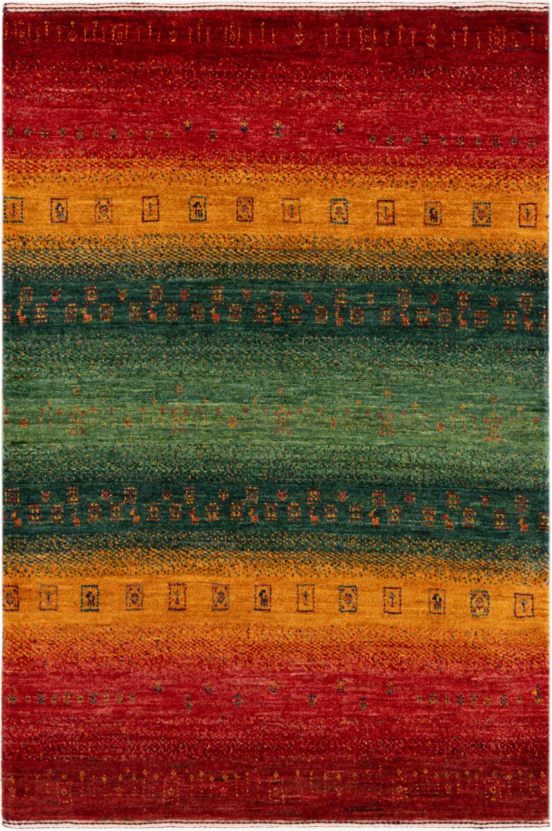 Tapis persan Persan Gabbeh Loribaft Atelier 122x84 122x84, Tapis persan Noué à la main