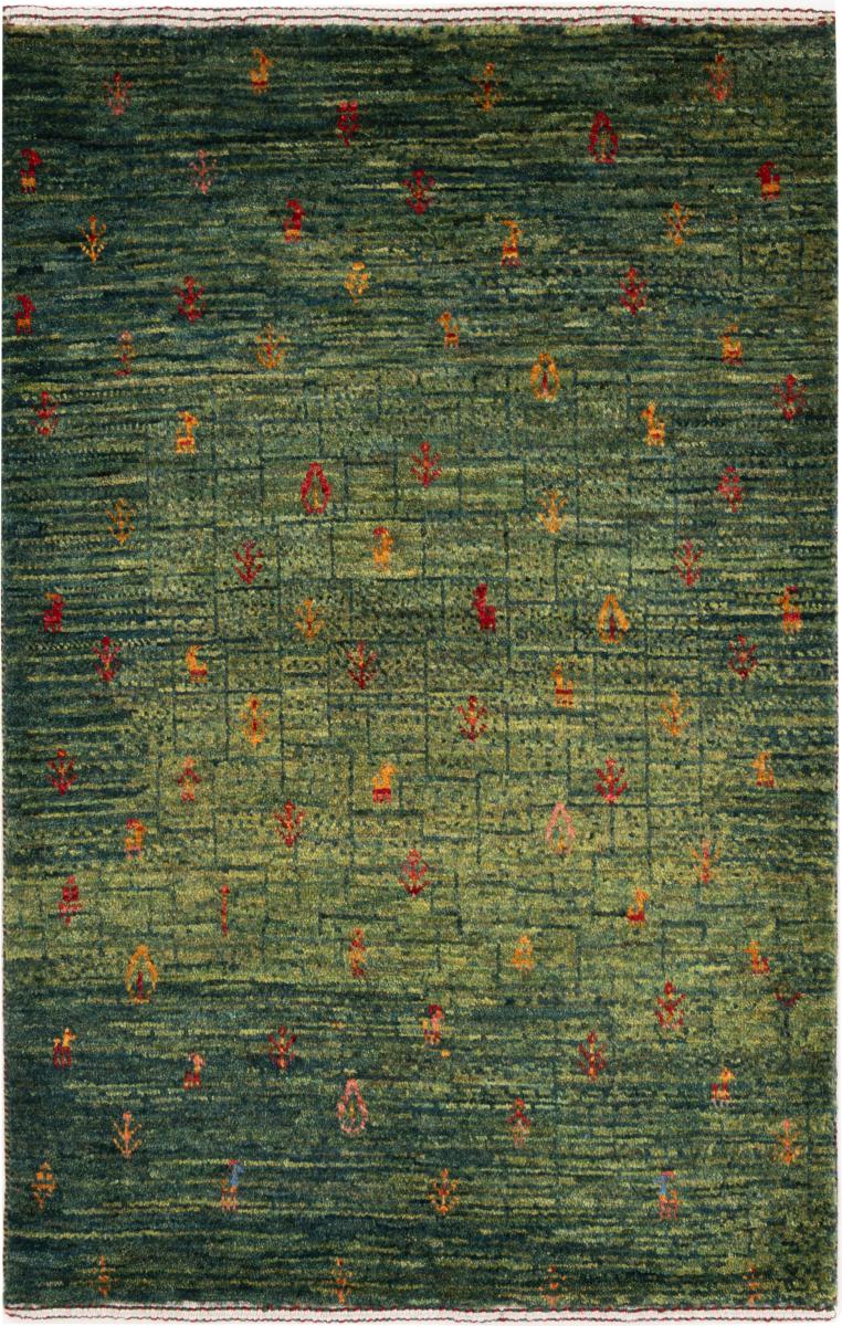 Persisk tæppe Persisk Gabbeh Loribaft Nowbaft 99x65 99x65, Persisk tæppe Knyttet i hånden