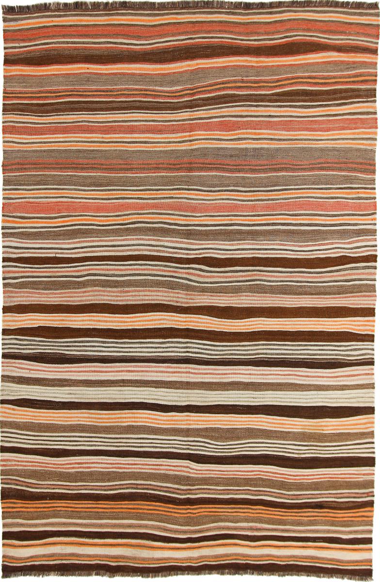 Tapete persa Kilim Fars Antigo 276x181 276x181, Tapete persa Tecido à mão