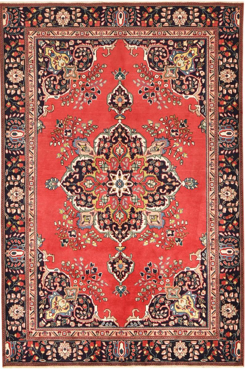 Tapete persa Tabriz 278x184 278x184, Tapete persa Atado à mão