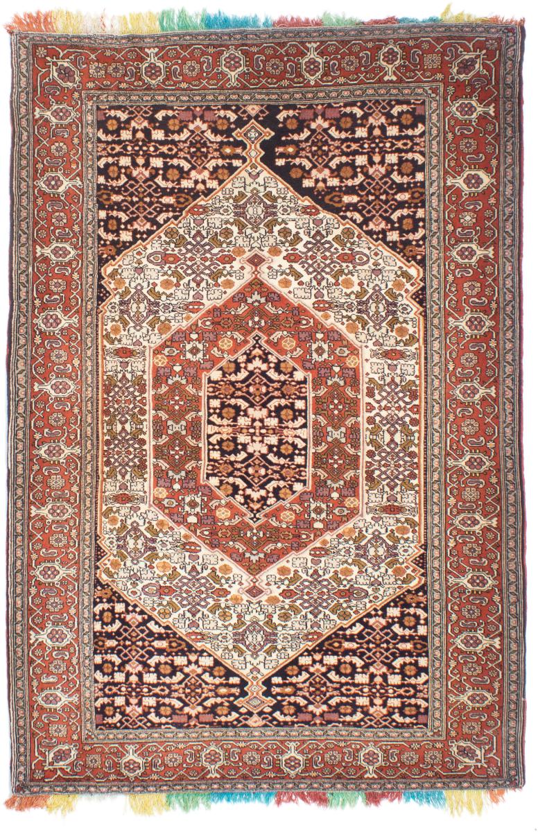 Tapis persan Ghutchan 198x131 198x131, Tapis persan Noué à la main