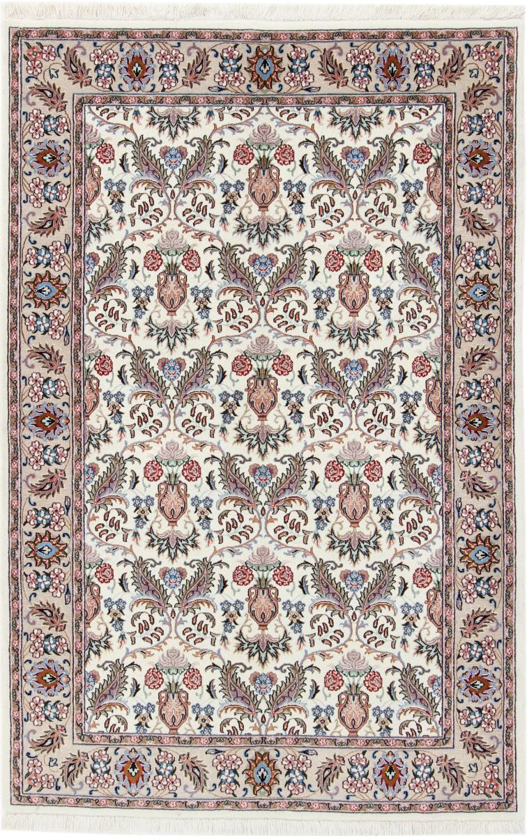 Tappeto persiano Tabriz 60Raj Ordito in Seta 156x104 156x104, Tappeto persiano Annodato a mano