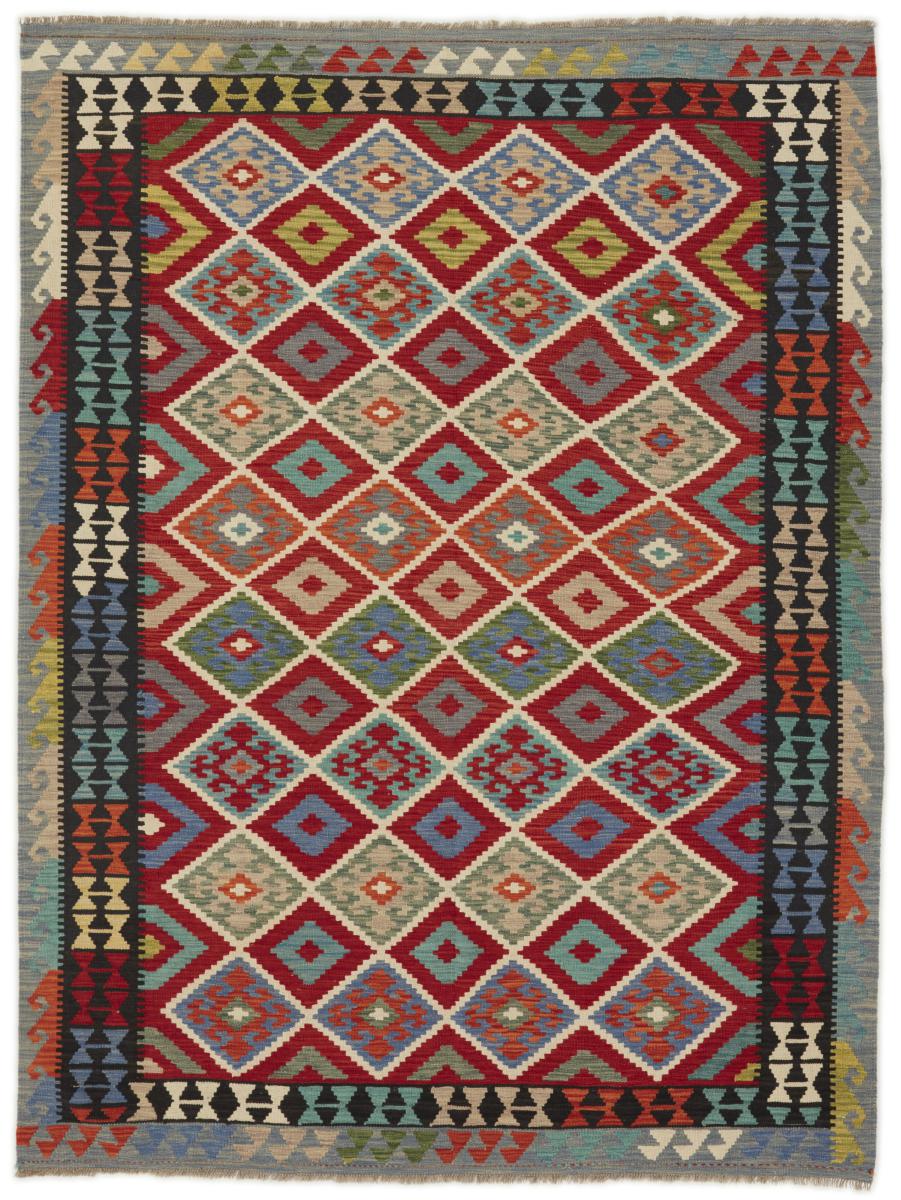 Afganistan-matto Kelim Afghan 246x186 246x186, Persialainen matto kudottu