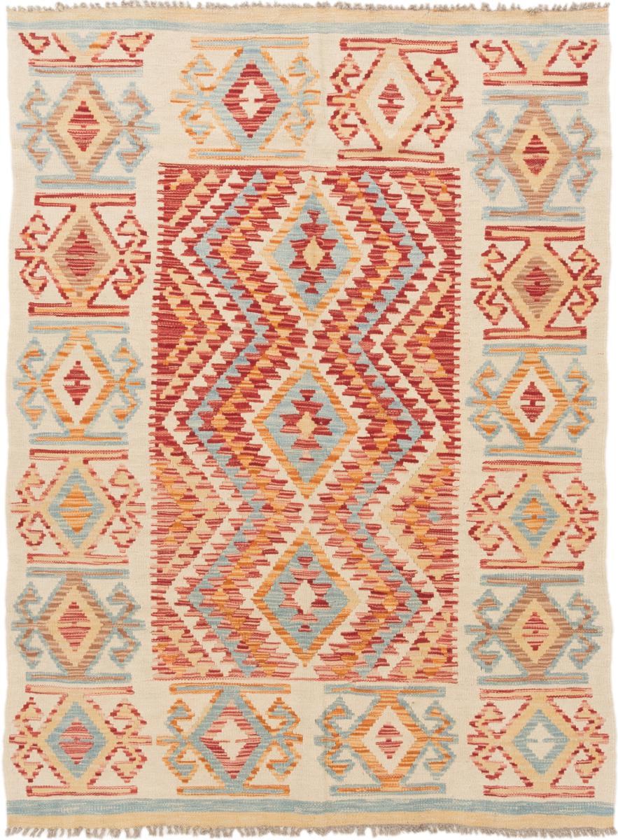 Tapete afegão Kilim Afegão 197x145 197x145, Tapete persa Tecido à mão