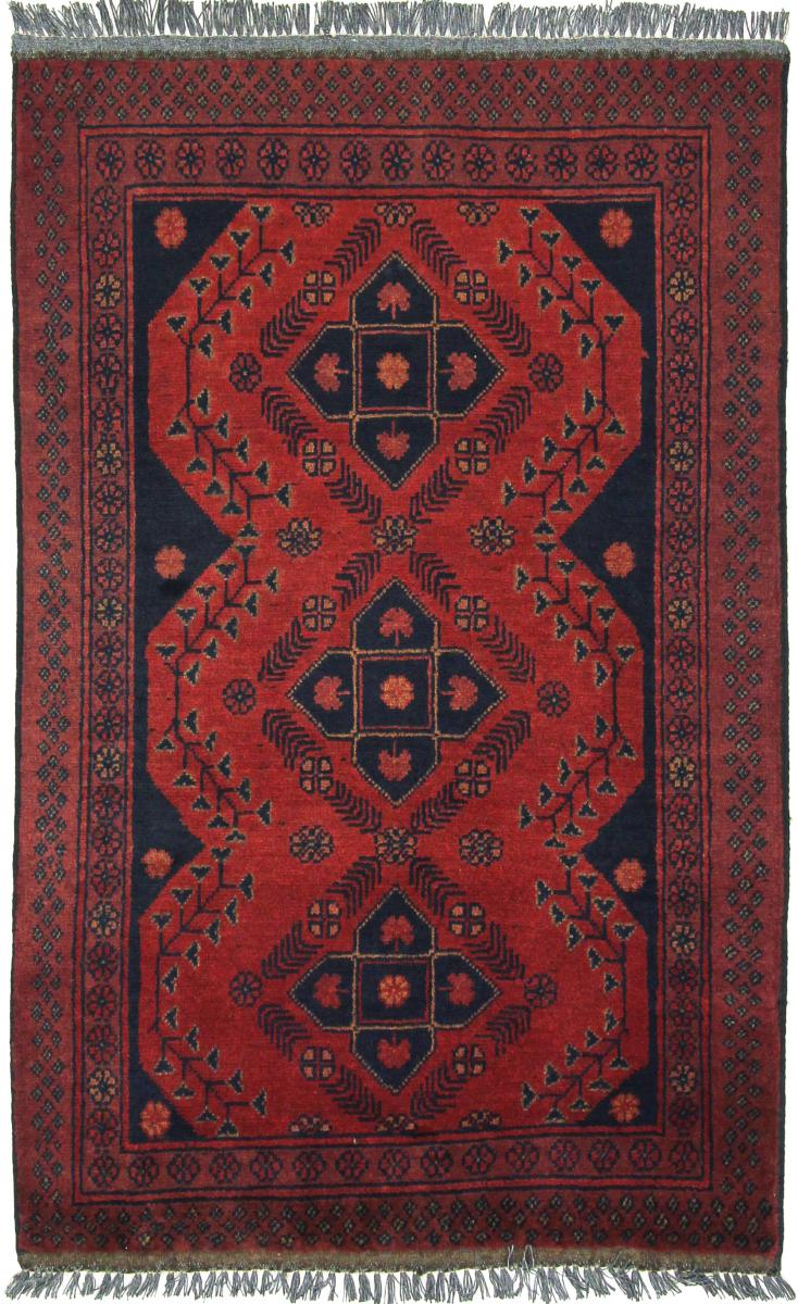 Tapis afghan Khal Mohammadi 125x79 125x79, Tapis persan Noué à la main
