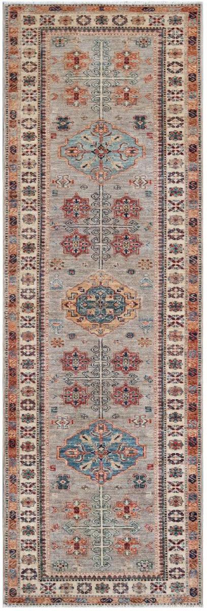 Pakistanischer Teppich Kazak 8'2"x2'8" 8'2"x2'8", Perserteppich Handgeknüpft