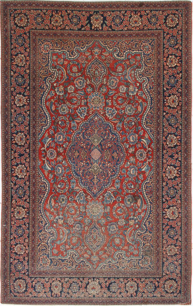 Persisk matta Keshan 221x136 221x136, Persisk matta Knuten för hand