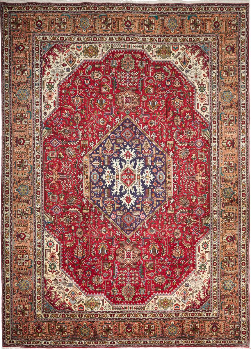 Tapete persa Tabriz 349x251 349x251, Tapete persa Atado à mão