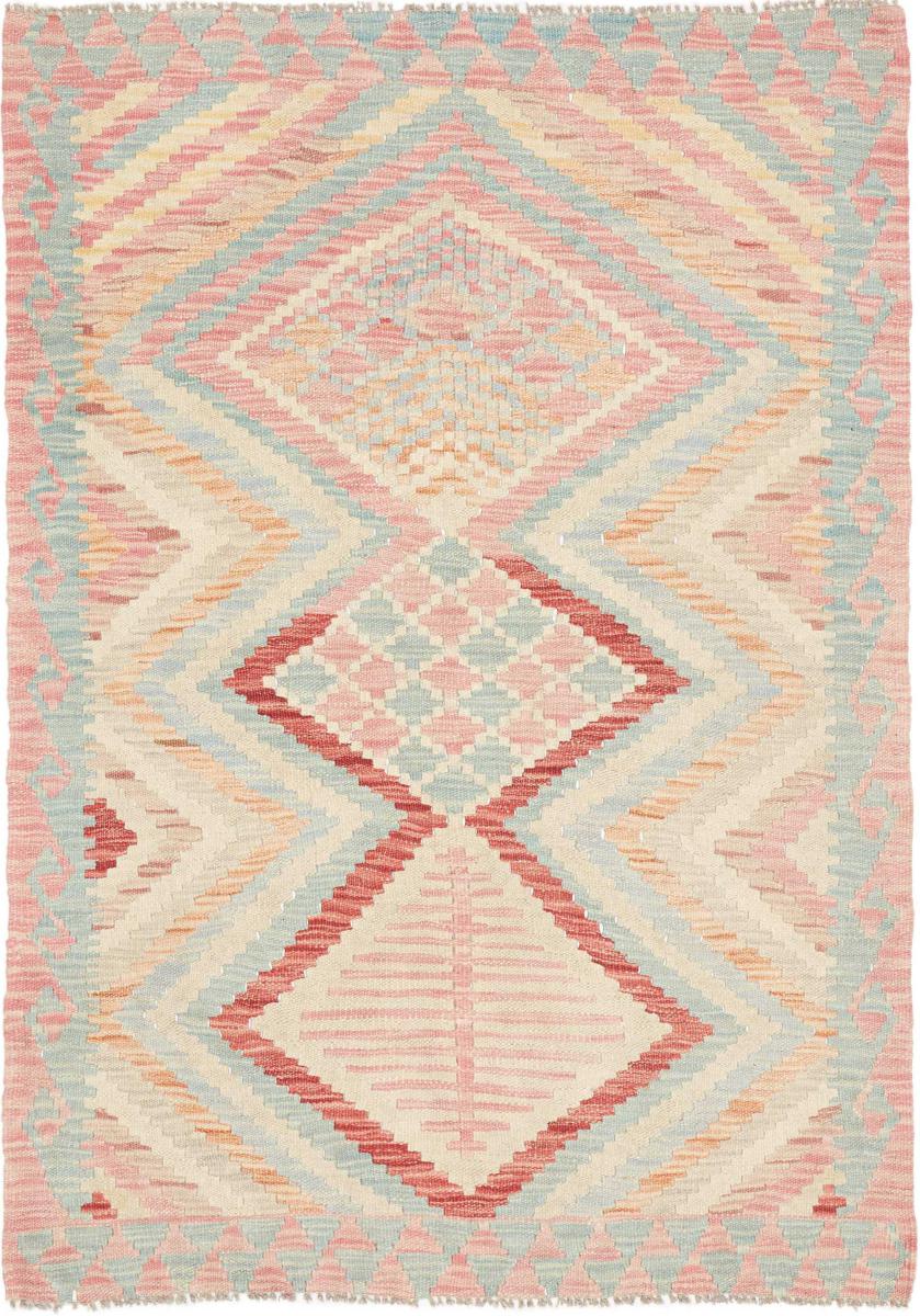 Afghansk tæppe Kelim Afghan 140x97 140x97, Persisk tæppe Håndvævet