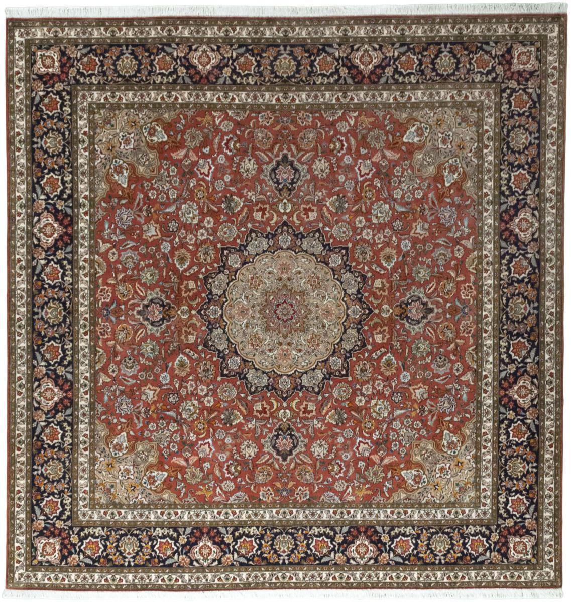 Alfombra persa Tabriz 50Raj 259x252 259x252, Alfombra persa Anudado a mano