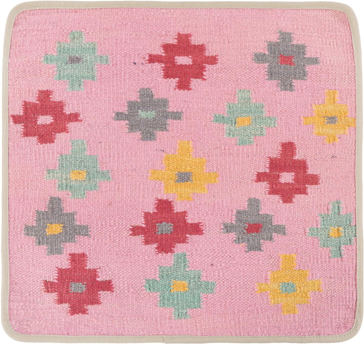 Afghanska mattan Kilim Afghan Kuddfodral 50x50 50x50, Persisk matta Knuten för hand
