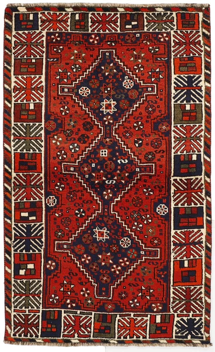 Tapis persan Shiraz 181x110 181x110, Tapis persan Noué à la main