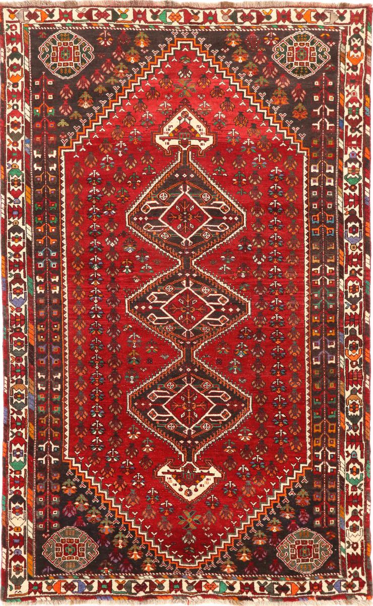 Persian Rug Shiraz 274x172 274x172, Persian Rug Knotted by hand