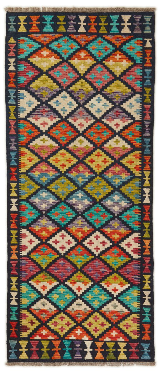 Afghansk teppe Kelim Afghan 195x83 195x83, Persisk teppe Håndvevd