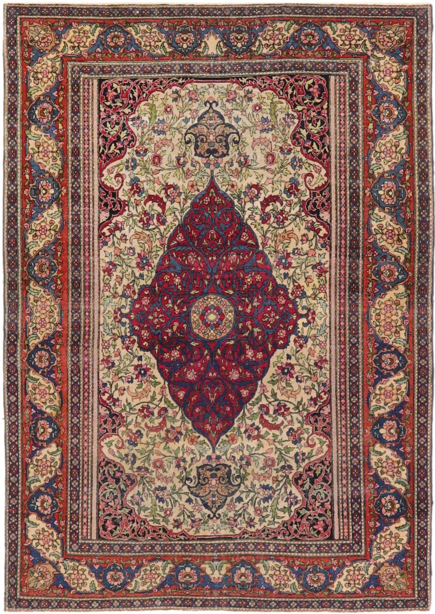 Perzsa szőnyeg Iszfahán Antik 6'6"x4'8" 6'6"x4'8", Perzsa szőnyeg Kézzel csomózva