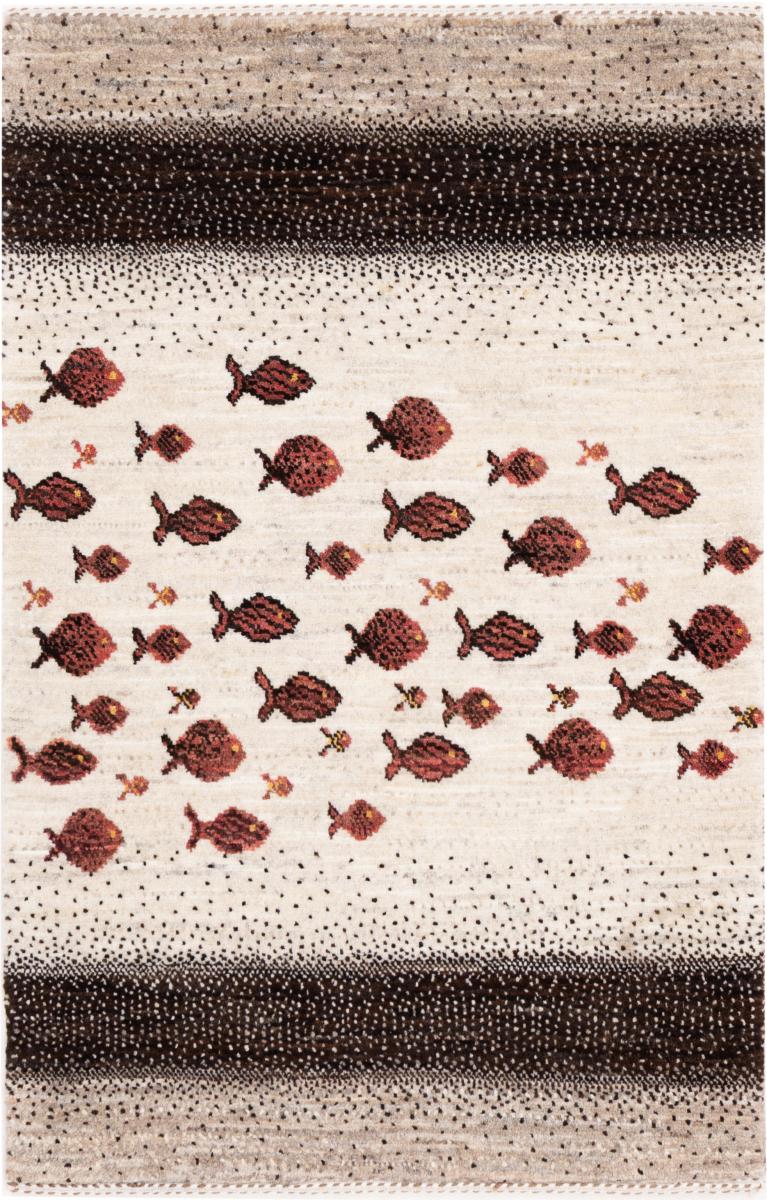 Perzisch tapijt Perzisch Gabbeh Loribaft Nowbaft 97x64 97x64, Perzisch tapijt Handgeknoopte