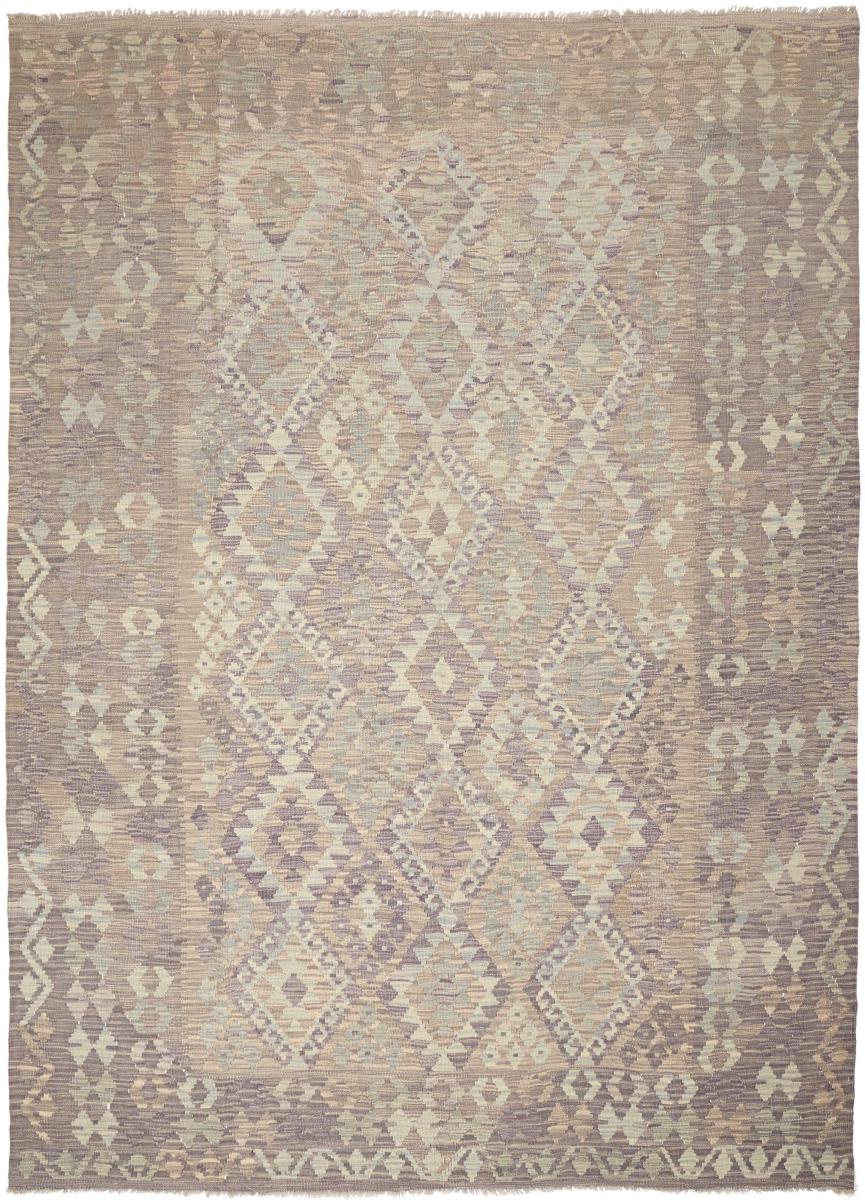 Afghan rug Kilim Afghan 9'5"x7'0" 9'5"x7'0", Persian Rug Woven by hand