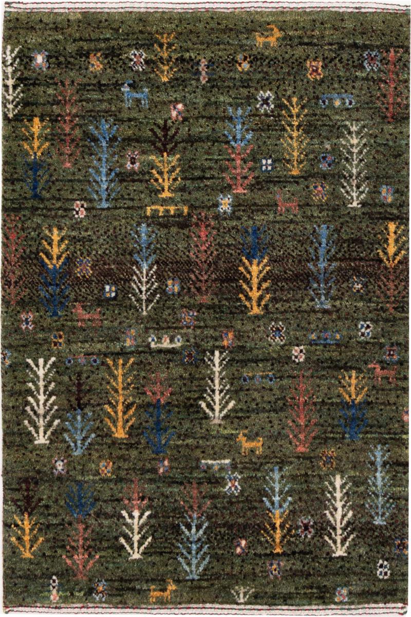 Perzisch tapijt Perzisch Gabbeh Loribaft Nowbaft 74x51 74x51, Perzisch tapijt Handgeknoopte