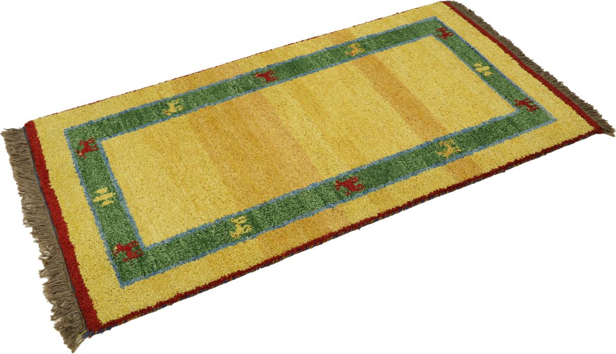 Alfombra india Gabbeh 139x74 139x74, Alfombra persa Anudado a mano