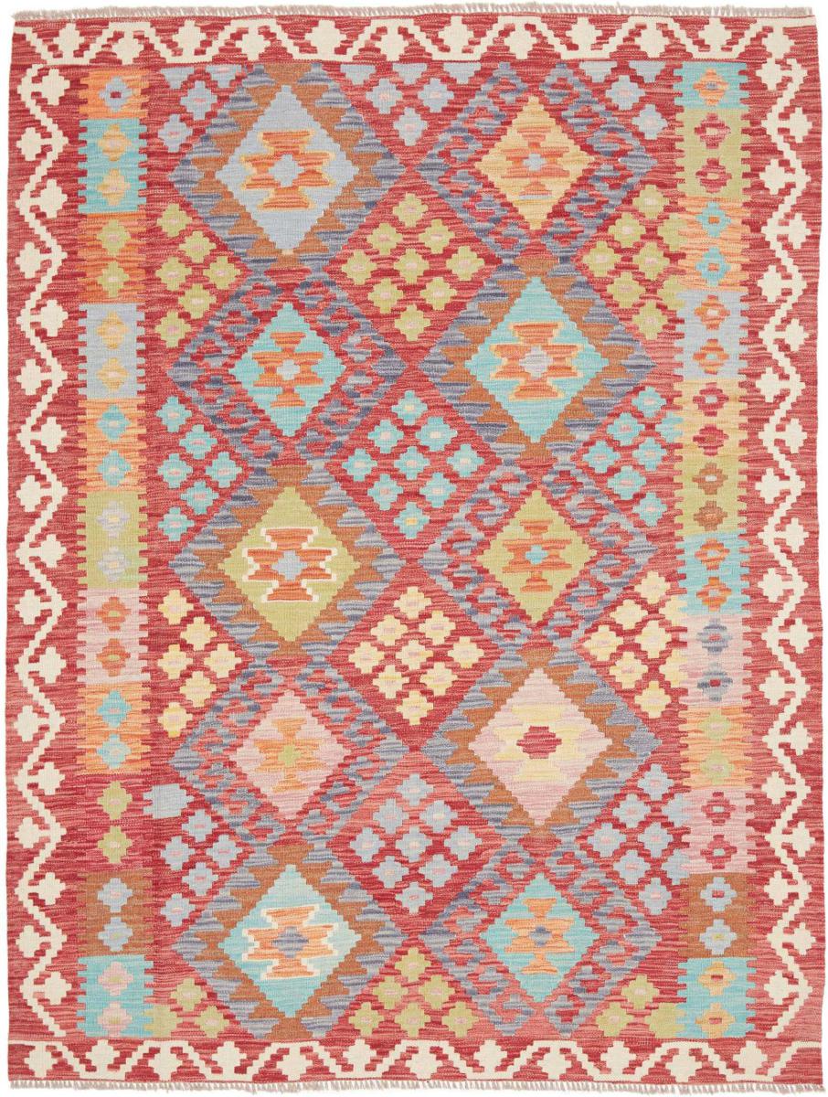 Alfombra afgana Kelim Afghan 192x151 192x151, Alfombra persa Tejido a mano