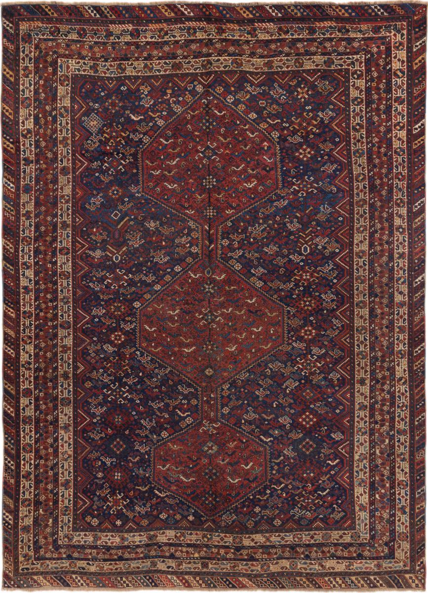 Alfombra persa Ghashghai 322x236 322x236, Alfombra persa Anudado a mano