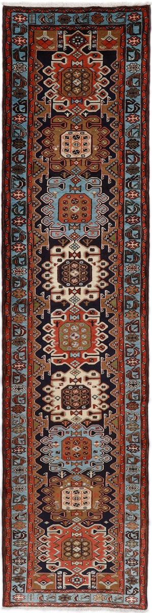 Perzsa szőnyeg Hamadan 13'3"x3'0" 13'3"x3'0", Perzsa szőnyeg Kézzel csomózva