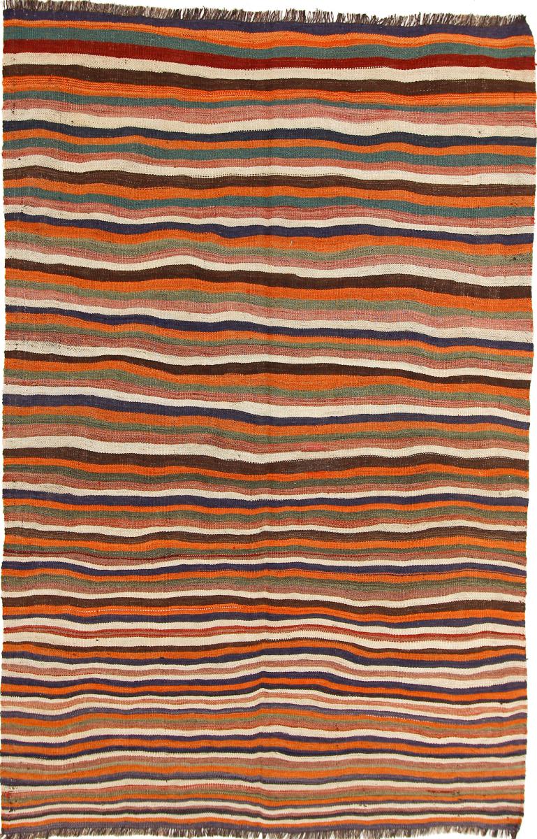 Tapete persa Kilim Fars Antigo 245x158 245x158, Tapete persa Tecido à mão