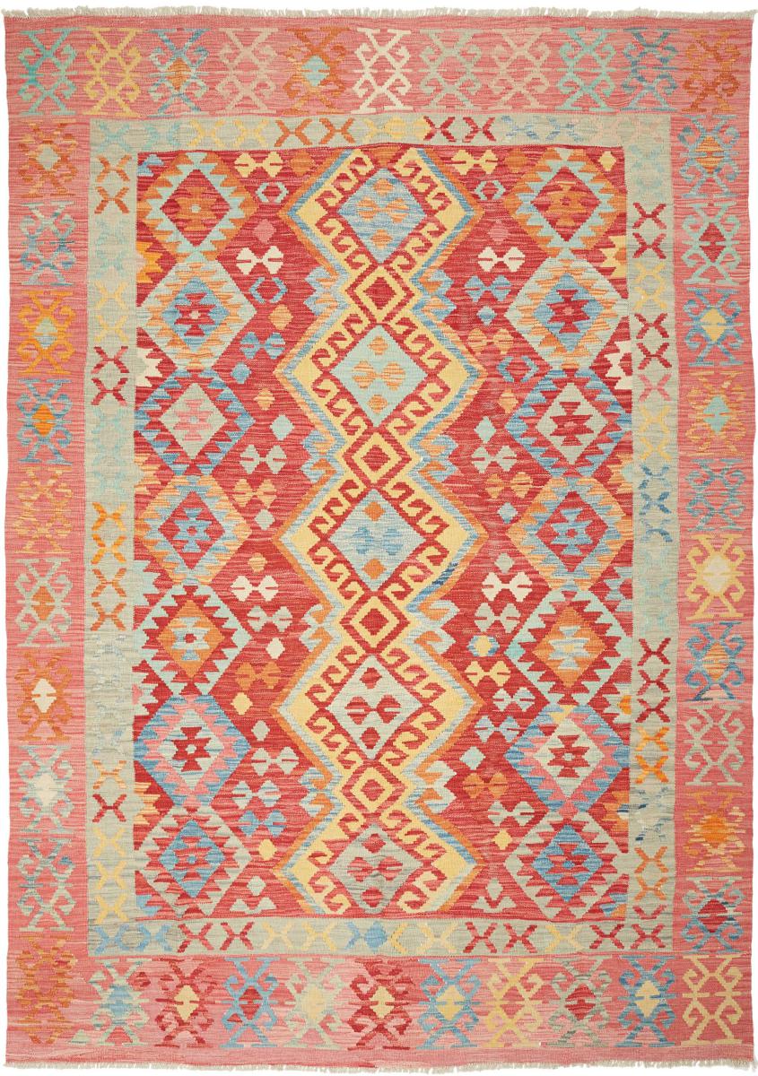 Tapete afegão Kilim Afegão 291x204 291x204, Tapete persa Tecido à mão