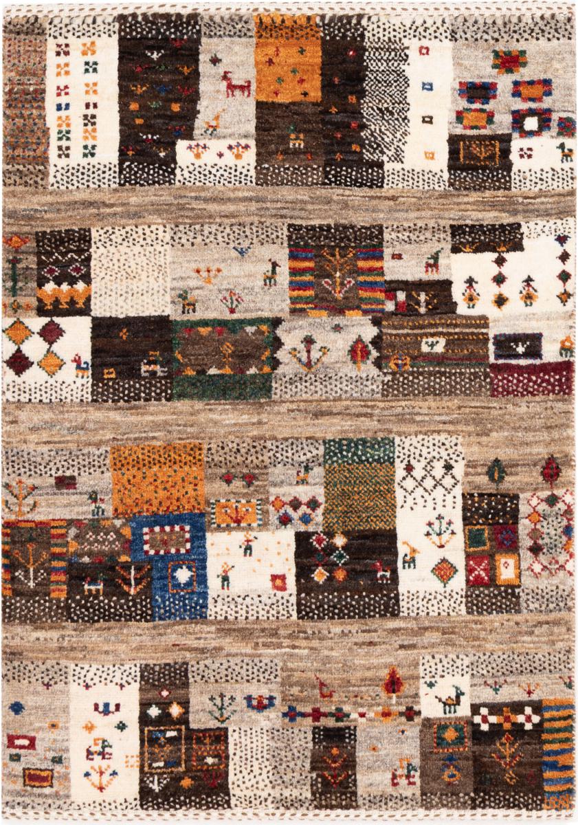 Perzisch tapijt Perzisch Gabbeh Loribaft Nowbaft 87x62 87x62, Perzisch tapijt Handgeknoopte