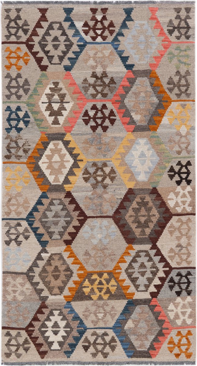 Afganistanilainen matto Kelim Afghan 195x103 195x103, Persialainen matto Käsinkudottu