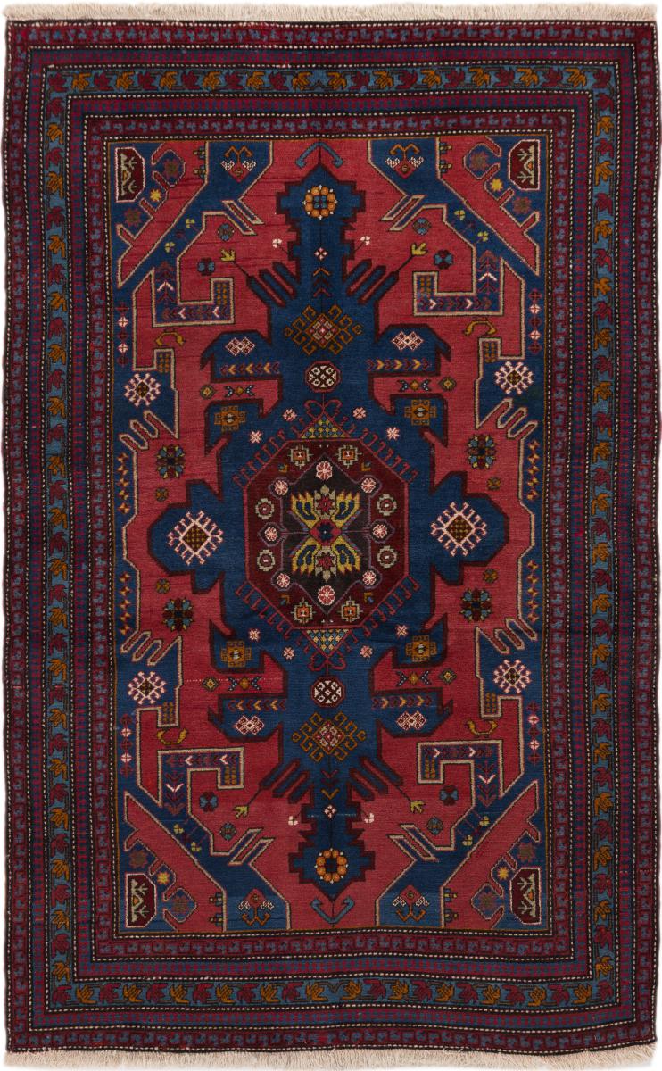 Russisk teppe Shirvan Gammel 200x125 200x125, Persisk teppe Knyttet for hånd