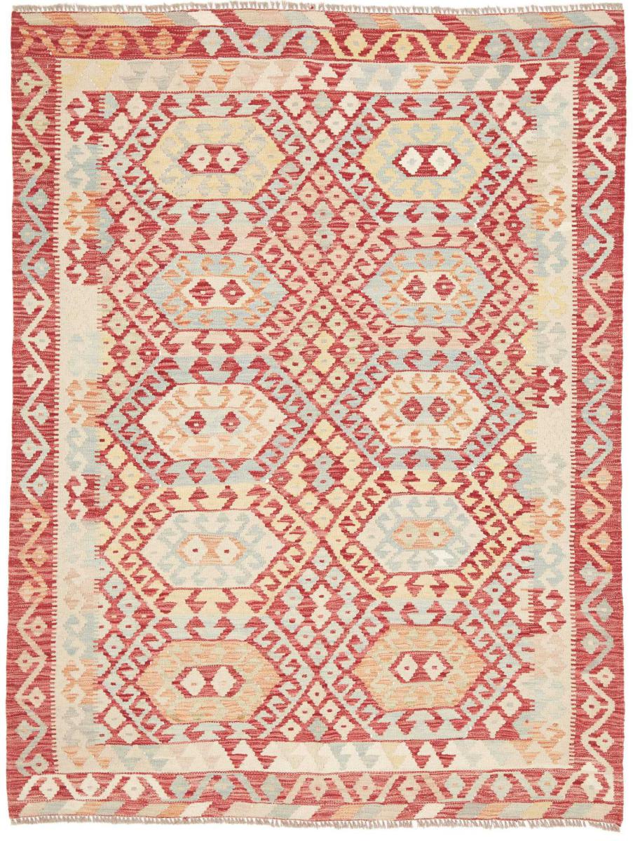 アフガン絨毯 Kelim Afghan 197x150 197x150, ペルシャ絨毯 手織り